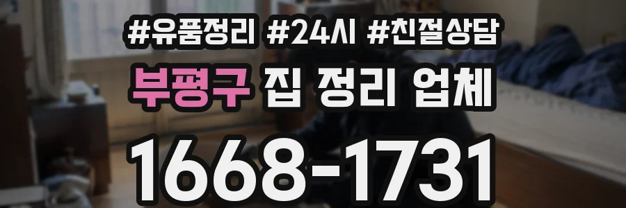 부평구 집 정리 업체