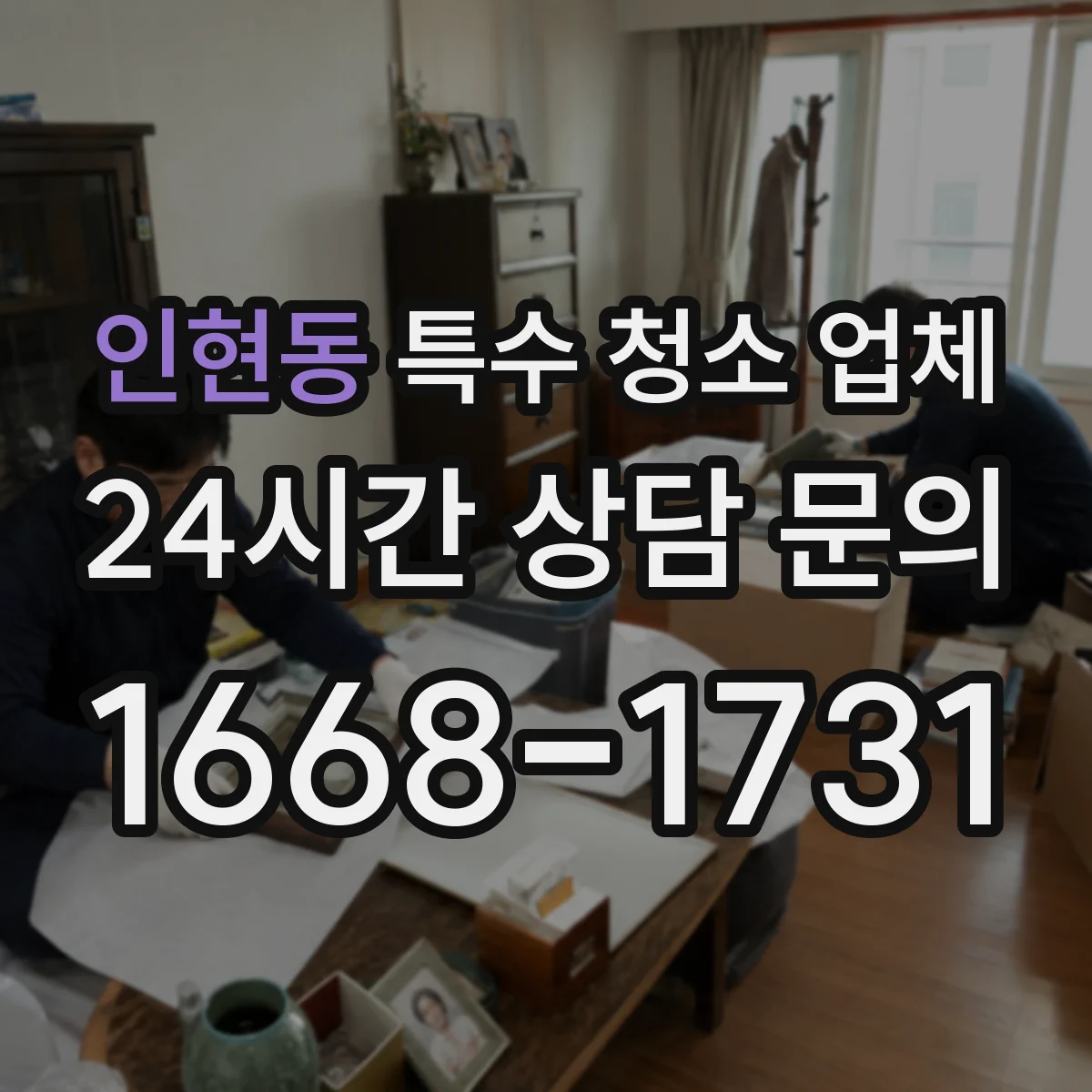 인현동 특수 청소 업체
