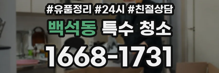 백석동 특수 청소