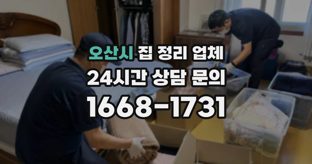 오산시 집 정리 업체