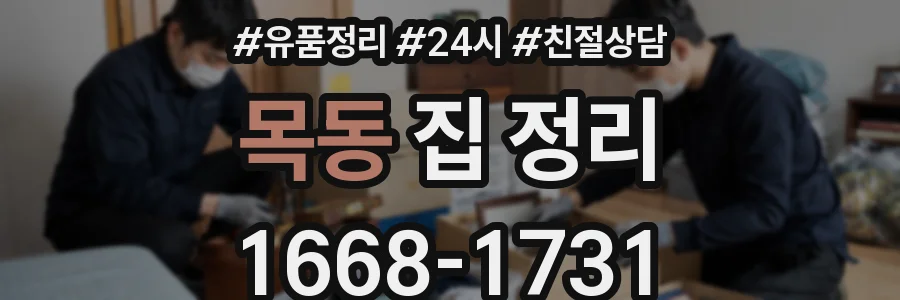 목동 집 정리