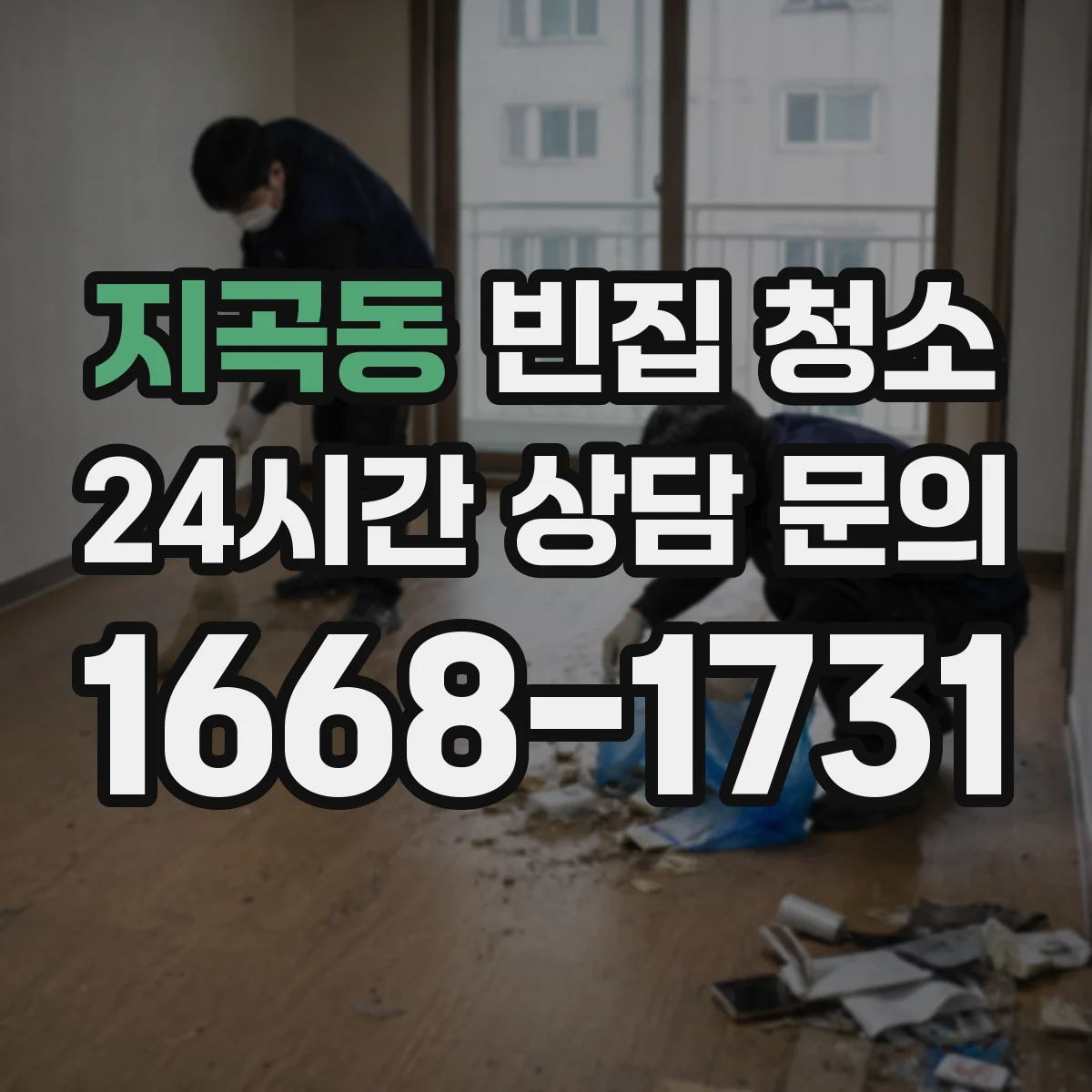 지곡동 빈집 청소