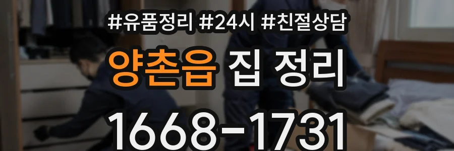 양촌읍 집 정리