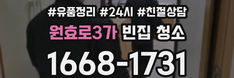 원효로3가 빈집 청소