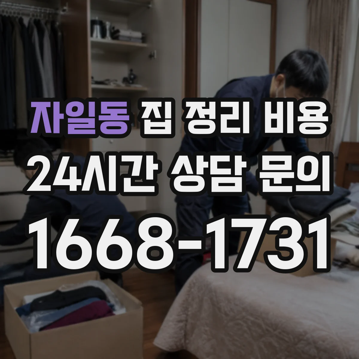 자일동 집 정리 비용