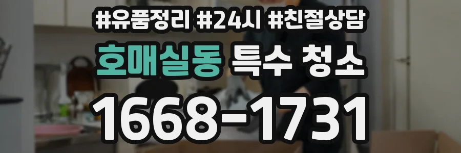 호매실동 특수 청소