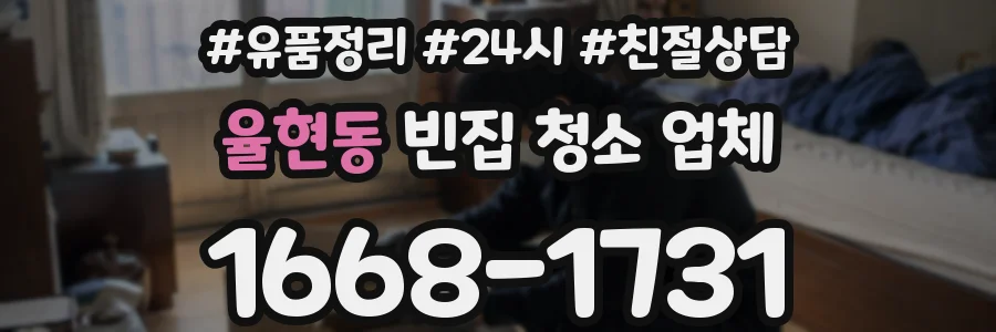 율현동 빈집 청소 업체