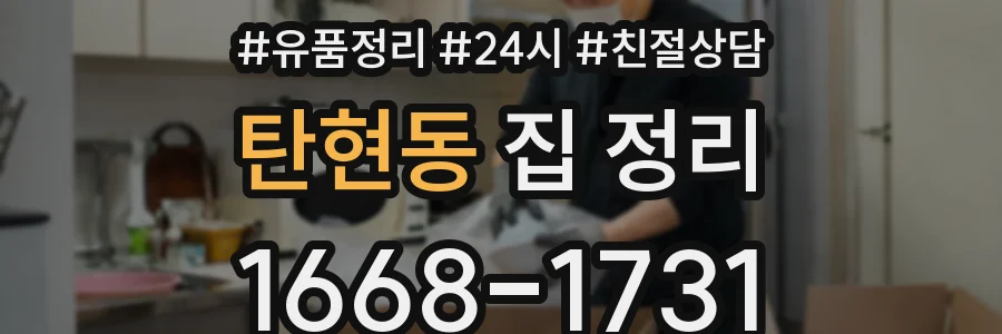탄현동 집 정리
