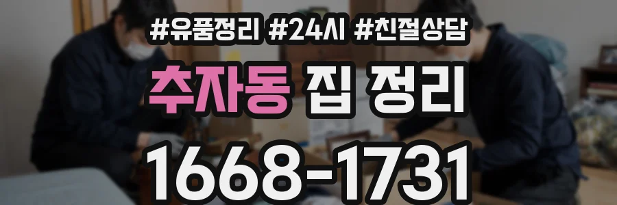추자동 집 정리