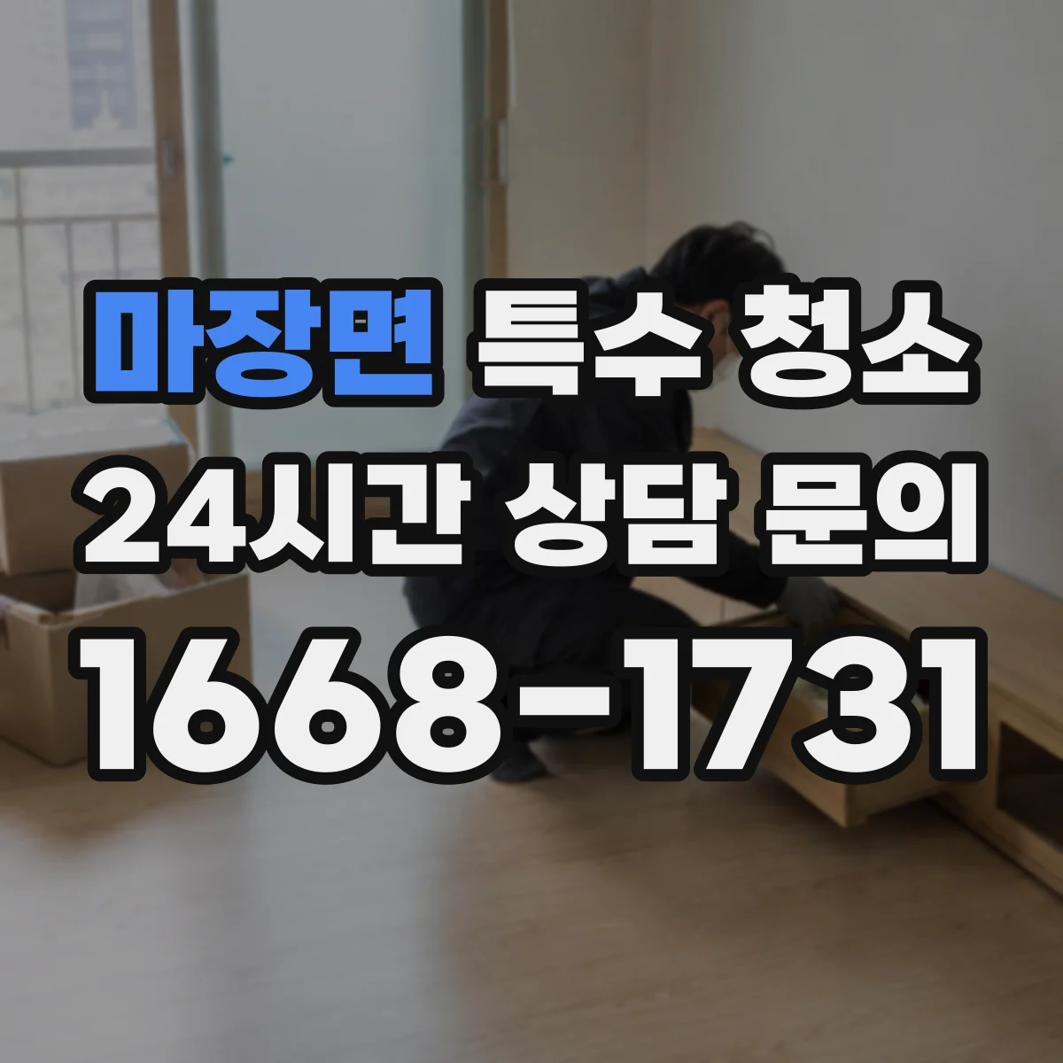 마장면 특수 청소