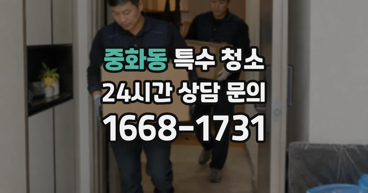 중화동 특수 청소