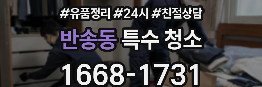 반송동 특수 청소