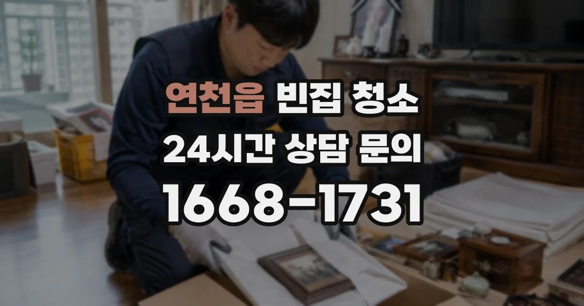 연천읍 빈집 청소