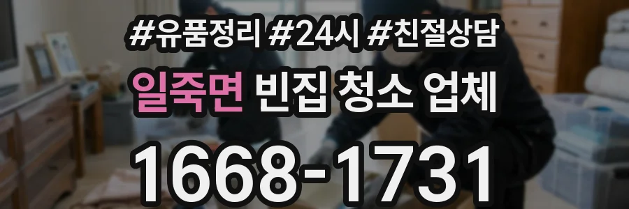 일죽면 빈집 청소 업체
