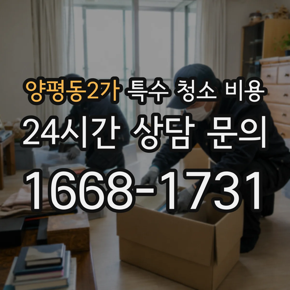 양평동2가 특수 청소 비용
