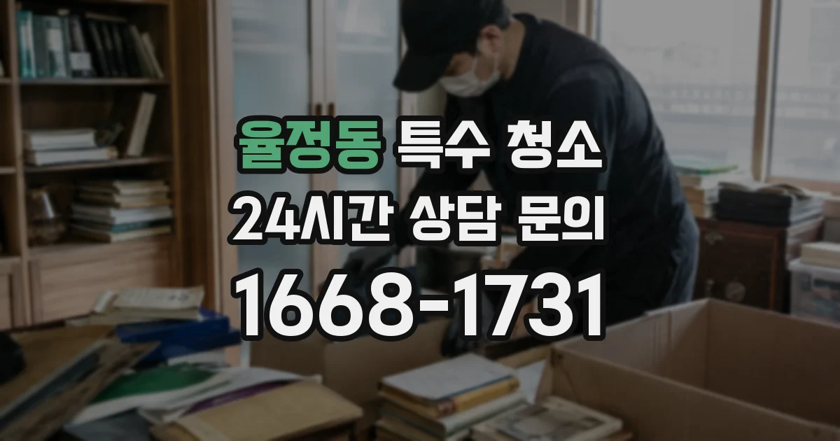 율정동 특수 청소