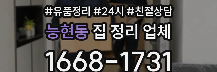 능현동 집 정리 업체
