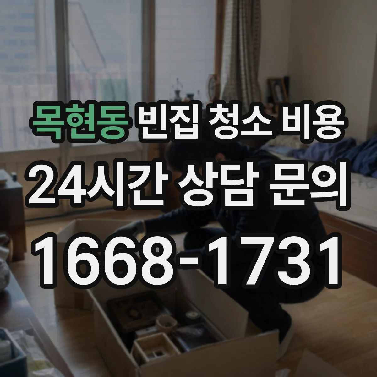 목현동 빈집 청소 비용