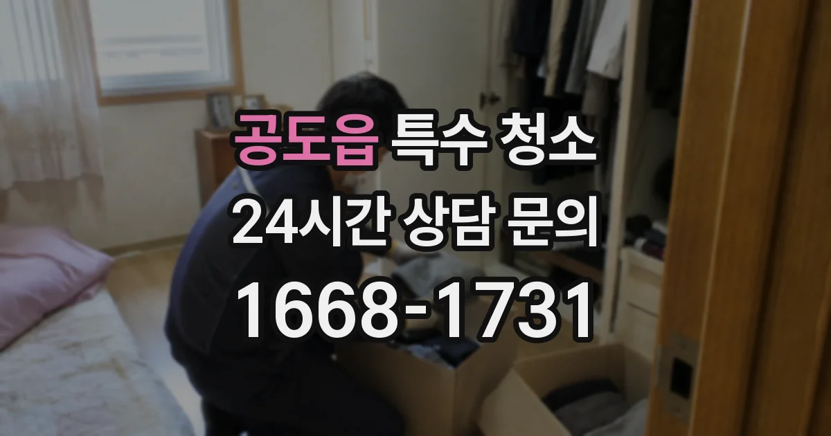 공도읍 특수 청소