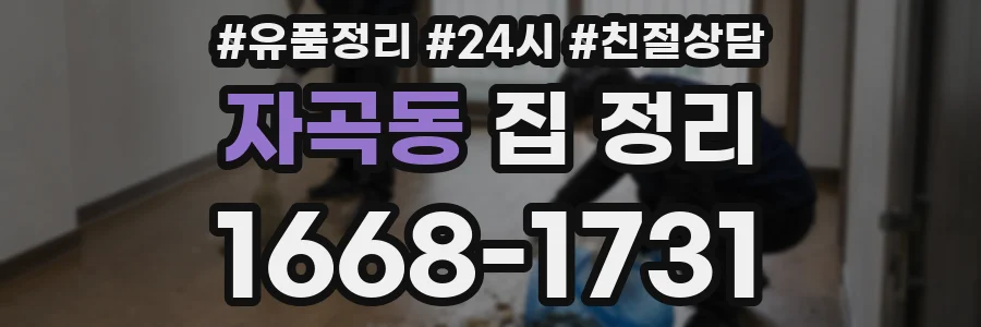 자곡동 집 정리