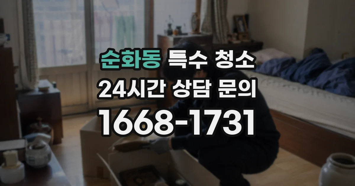 순화동 특수 청소