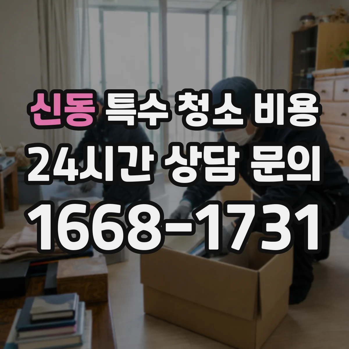 신동 특수 청소 비용