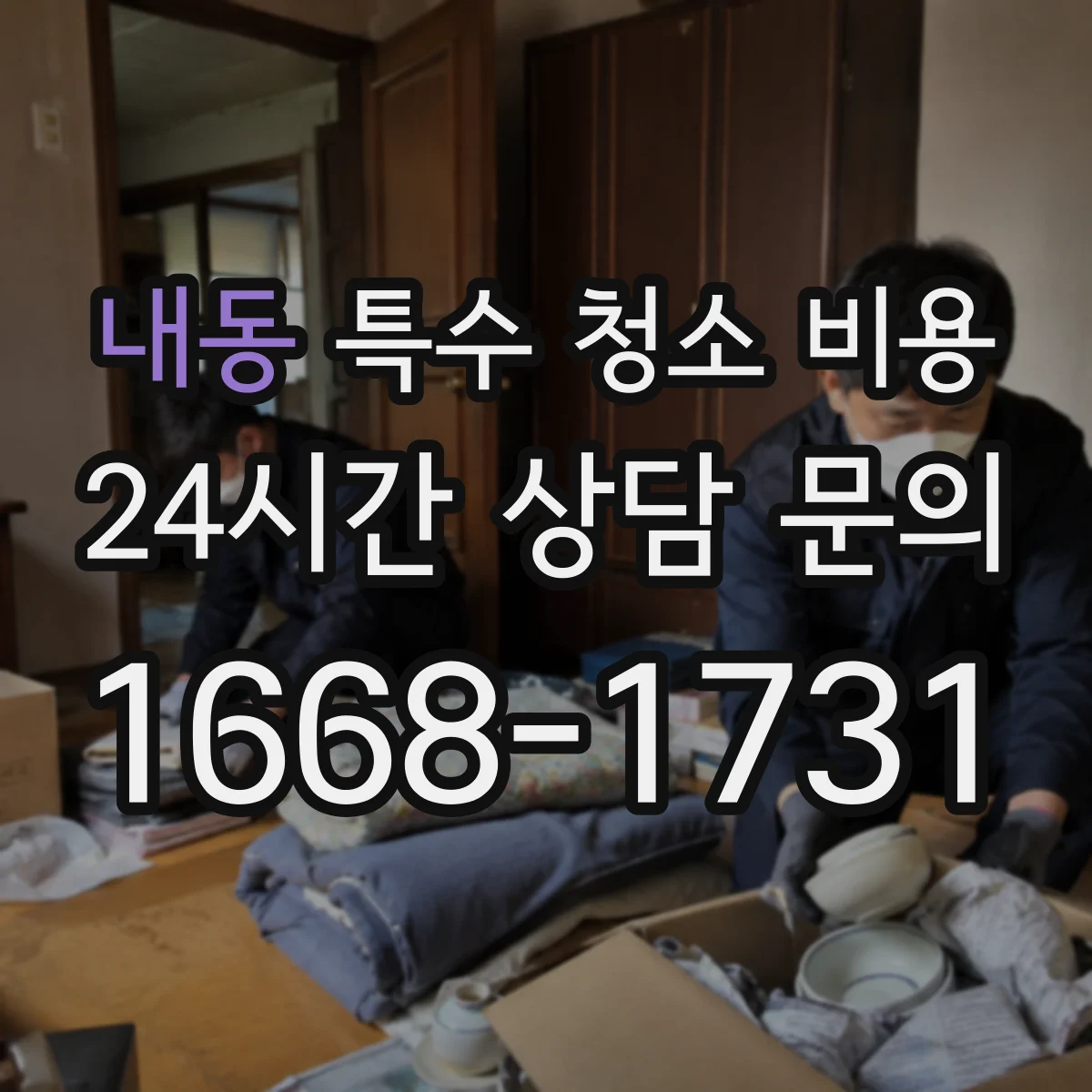 내동 특수 청소 비용