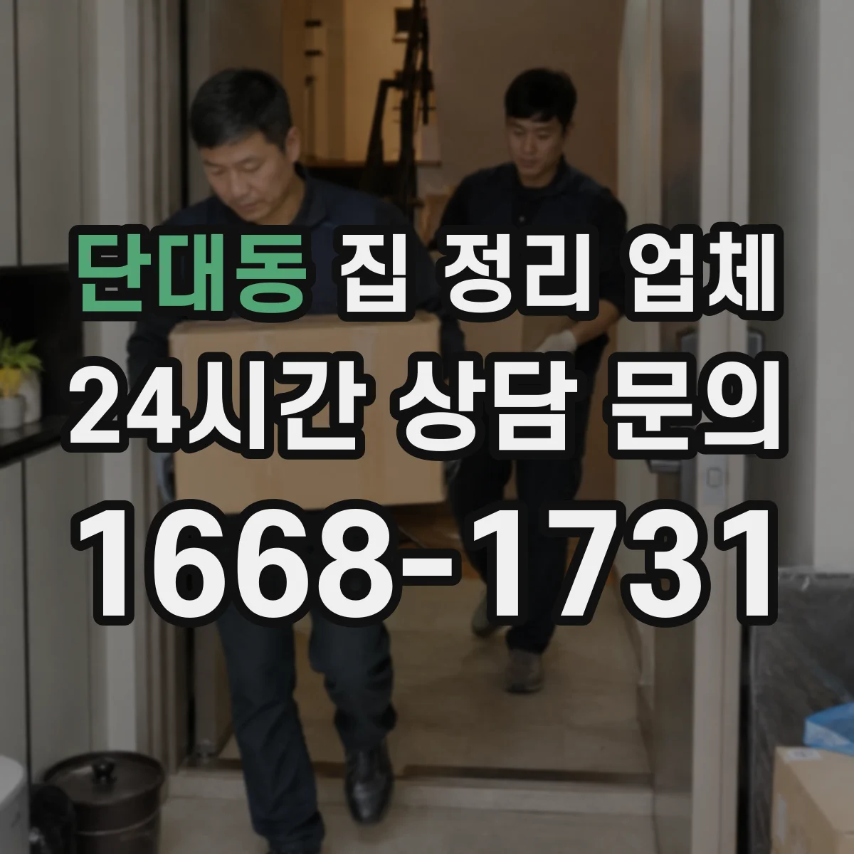 단대동 집 정리 업체