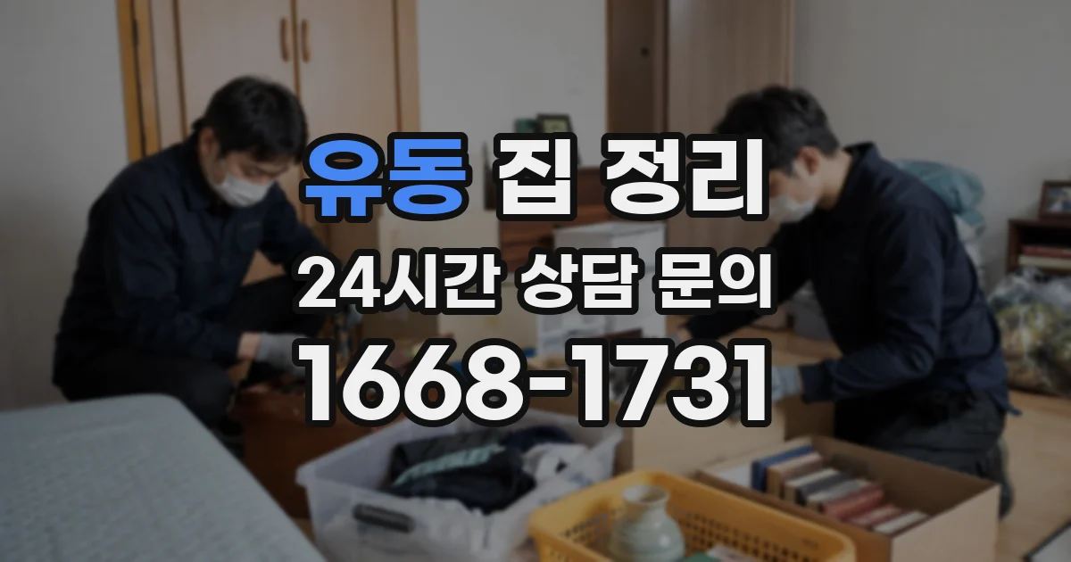 유동 집 정리