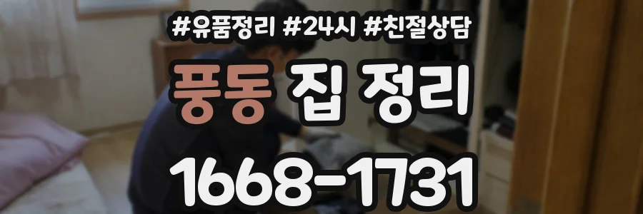 풍동 집 정리