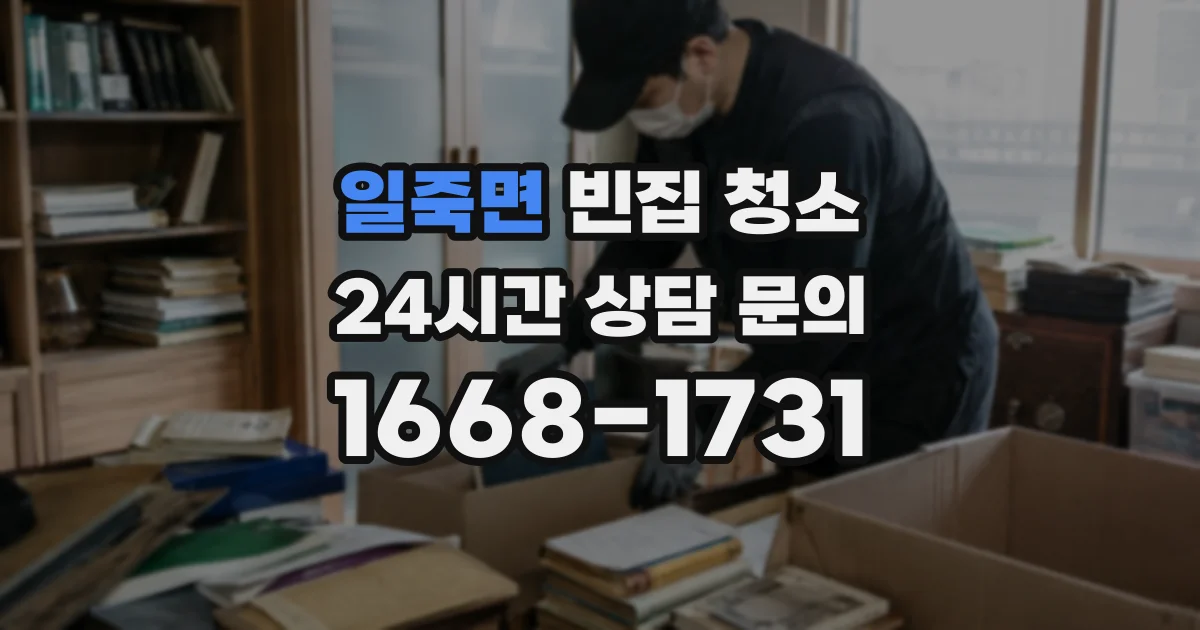 일죽면 빈집 청소