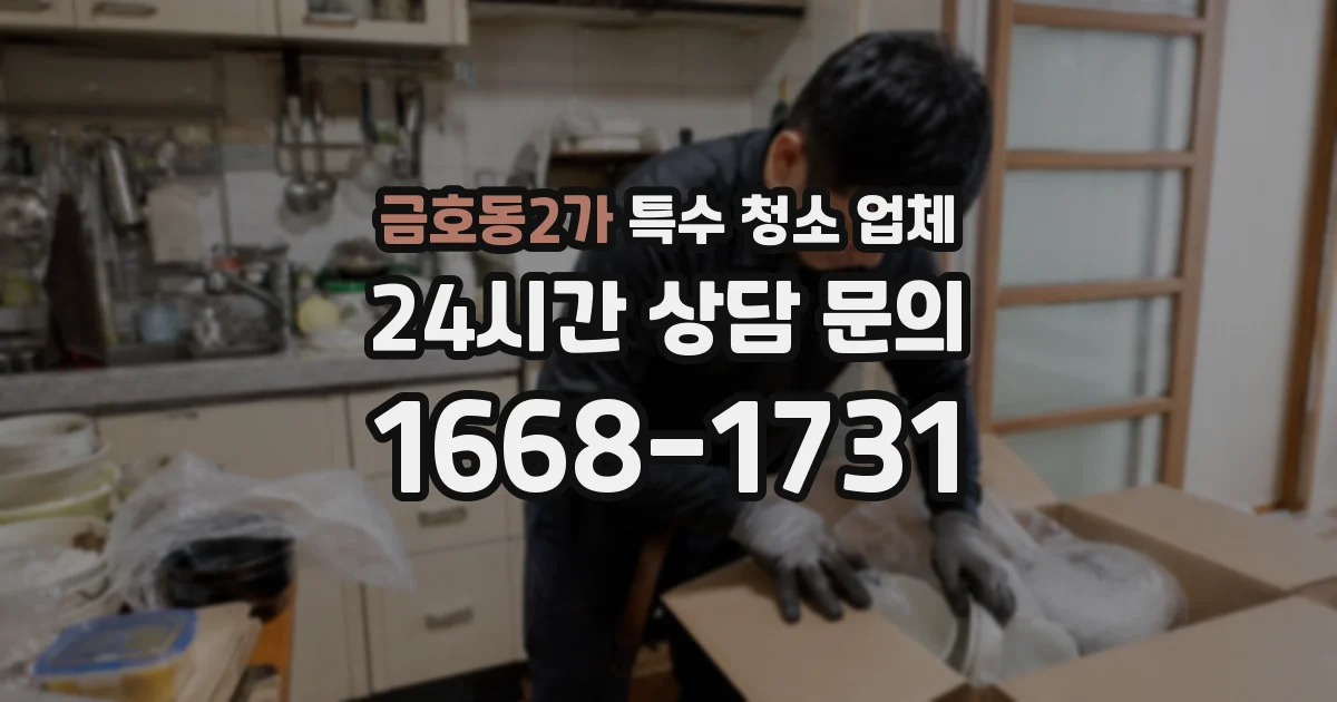 금호동2가 특수 청소 업체