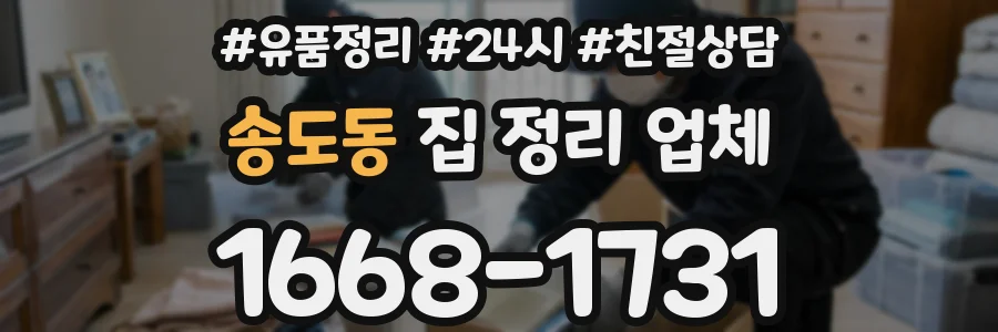 송도동 집 정리 업체