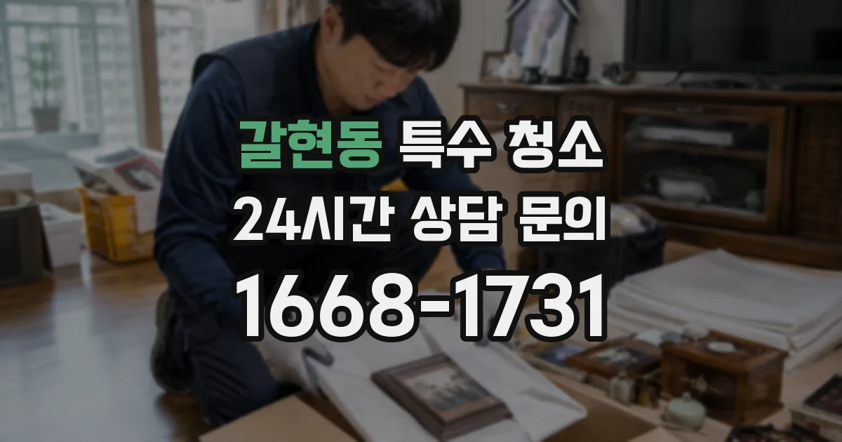 갈현동 특수 청소