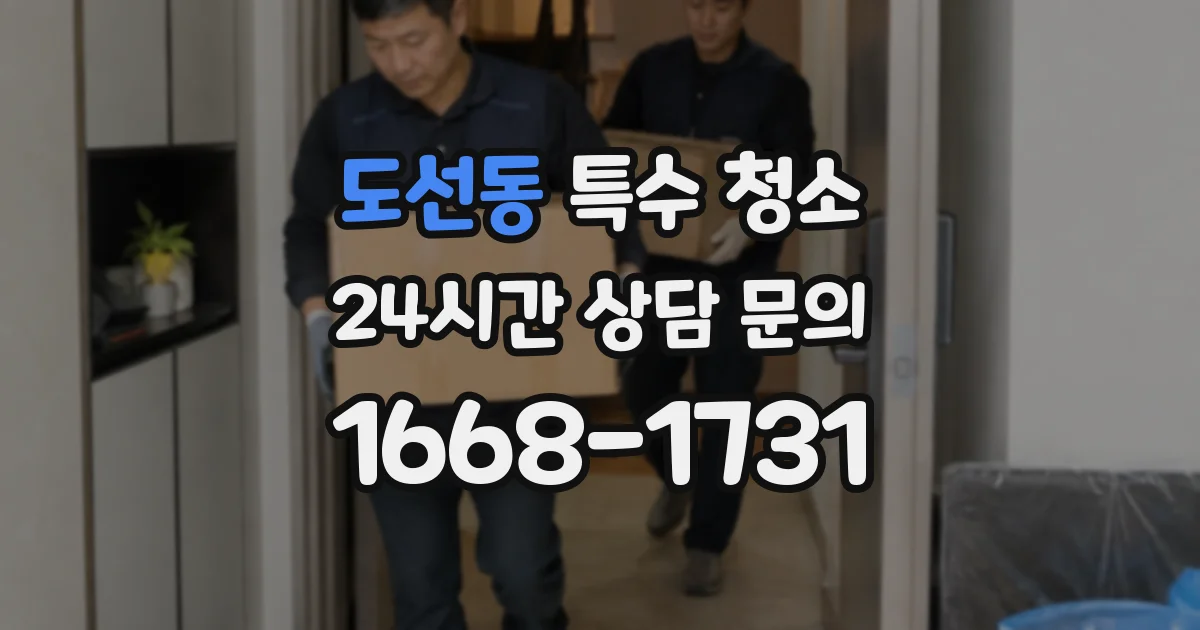 도선동 특수 청소