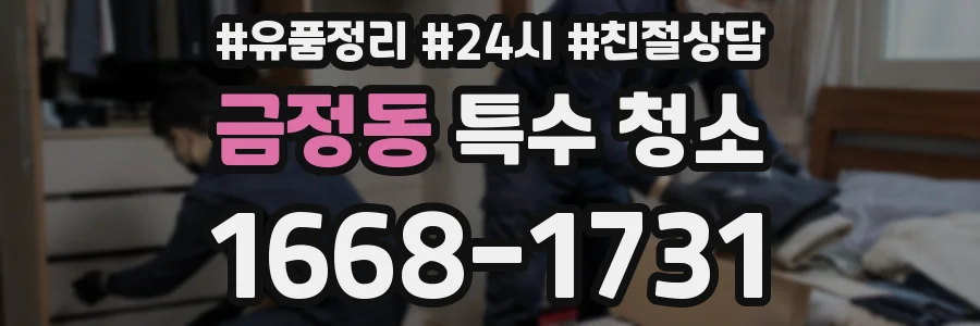금정동 특수 청소