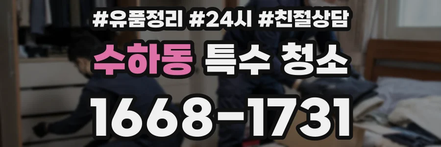 수하동 특수 청소