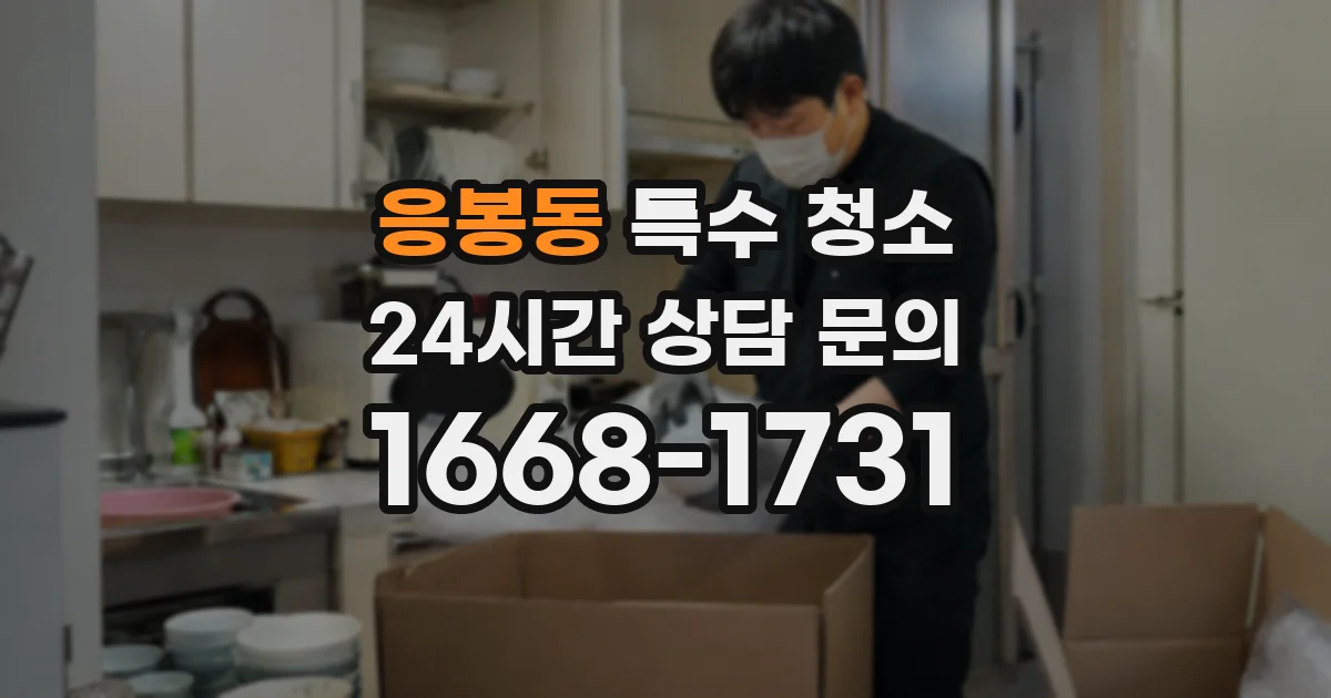 응봉동 특수 청소