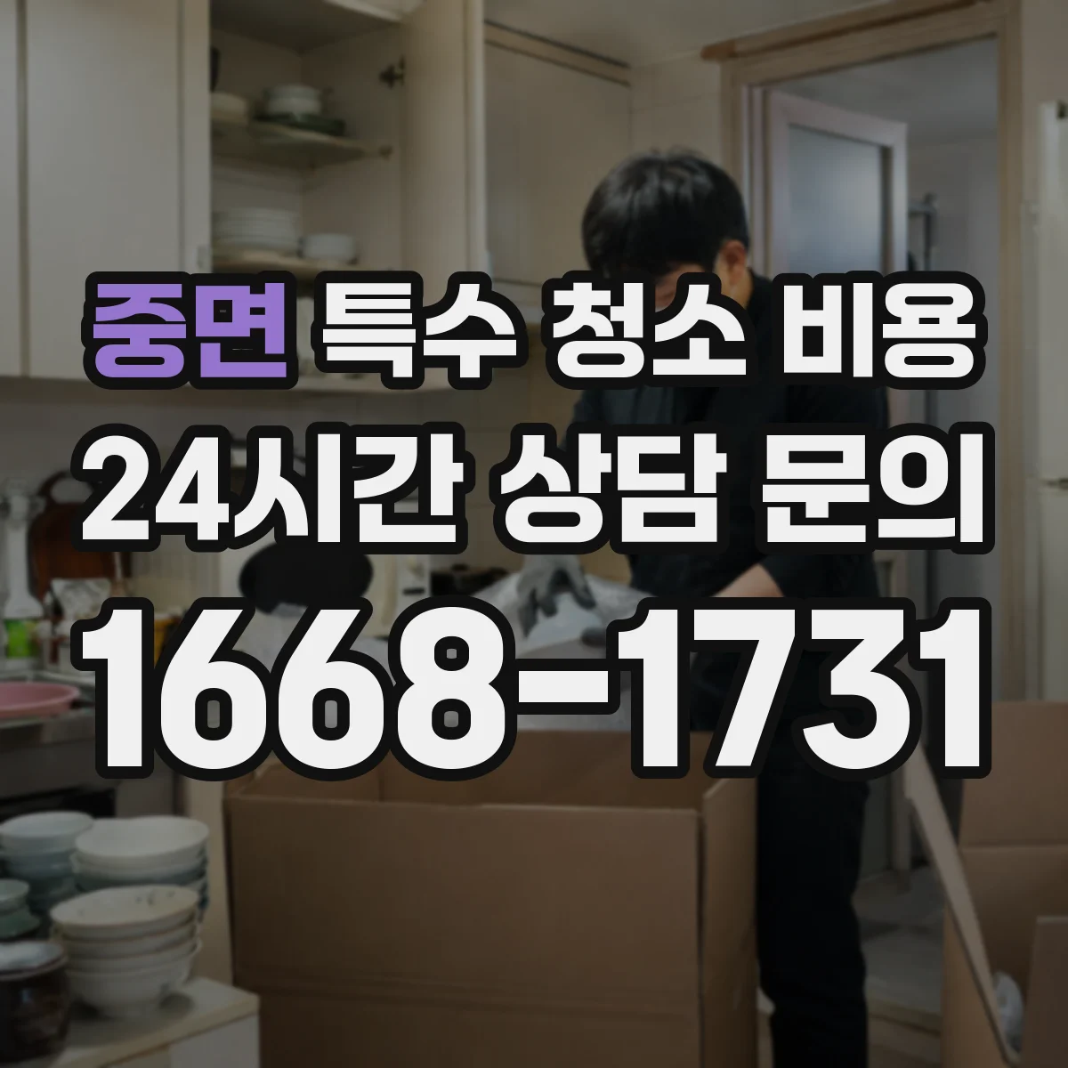 중면 특수 청소 비용