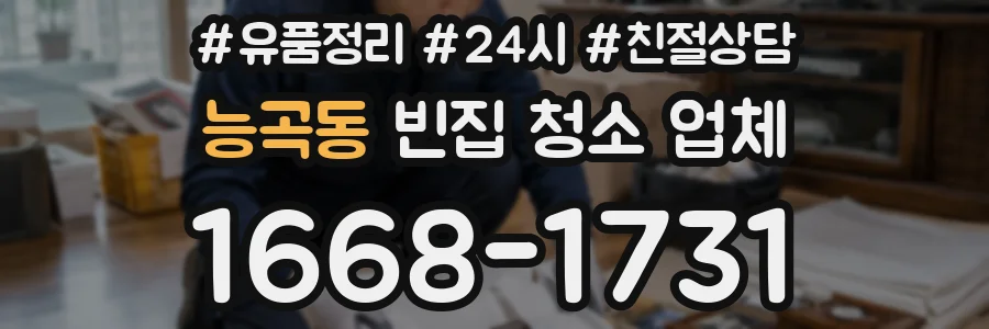 능곡동 빈집 청소 업체
