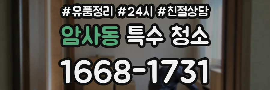 암사동 특수 청소