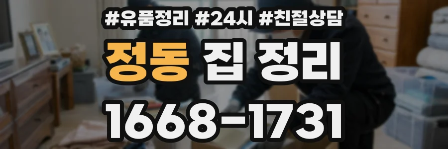 정동 집 정리