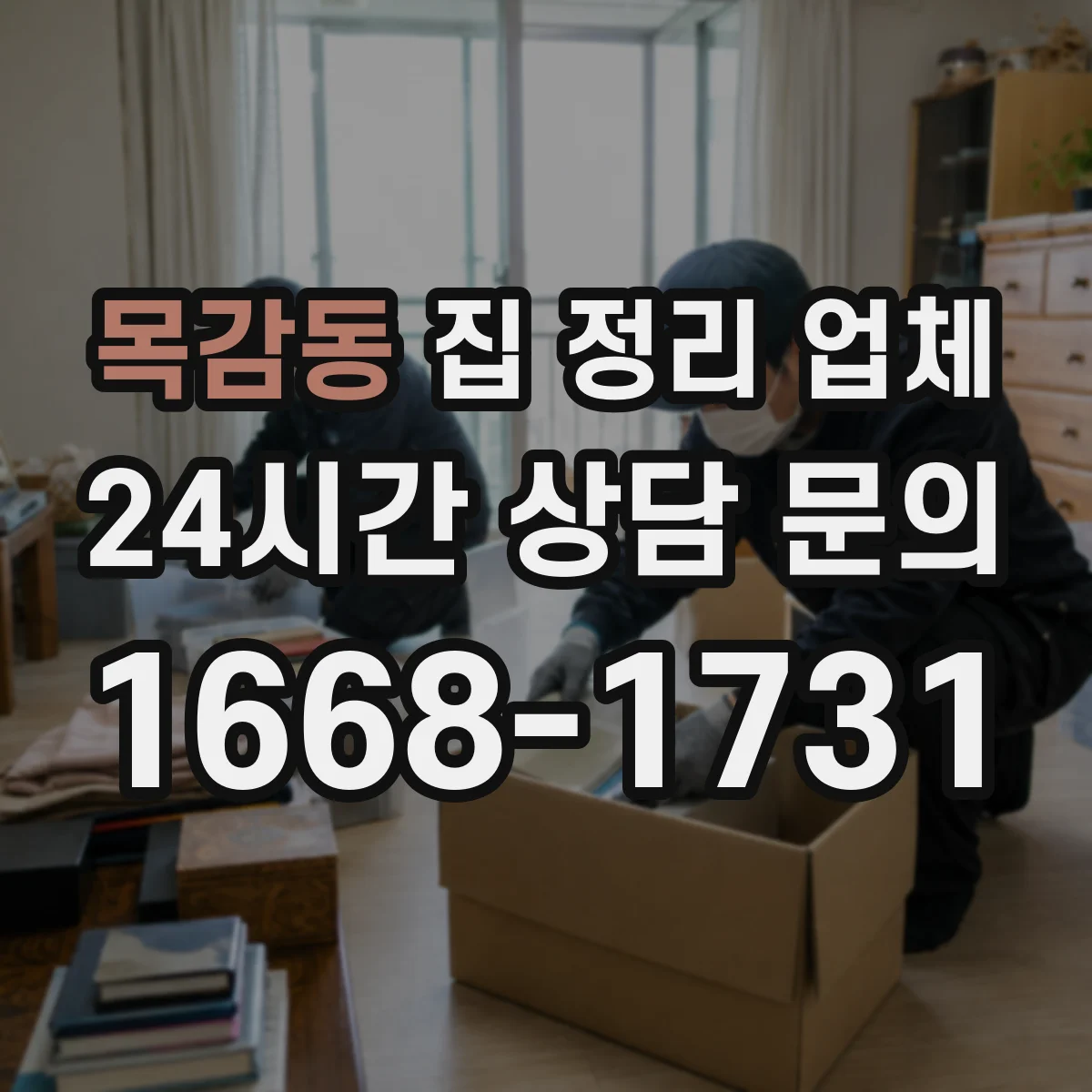 목감동 집 정리 업체