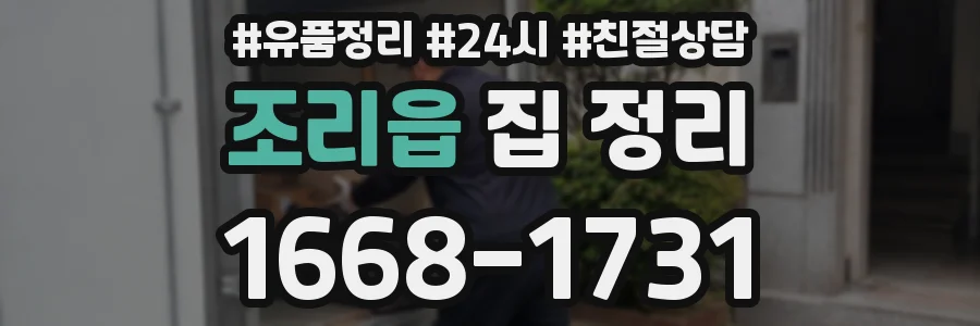 조리읍 집 정리