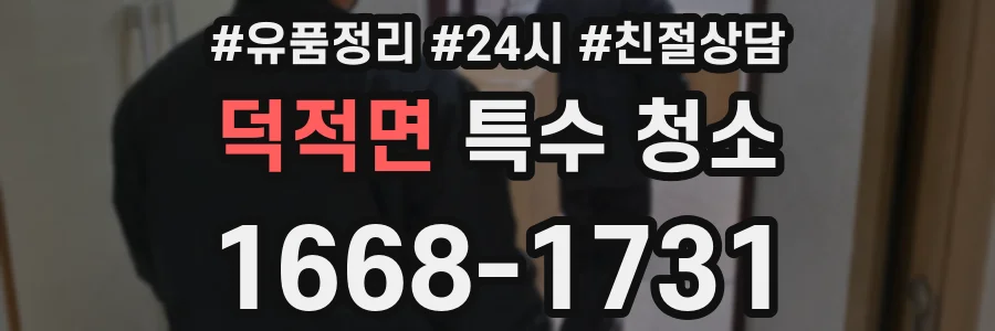덕적면 특수 청소