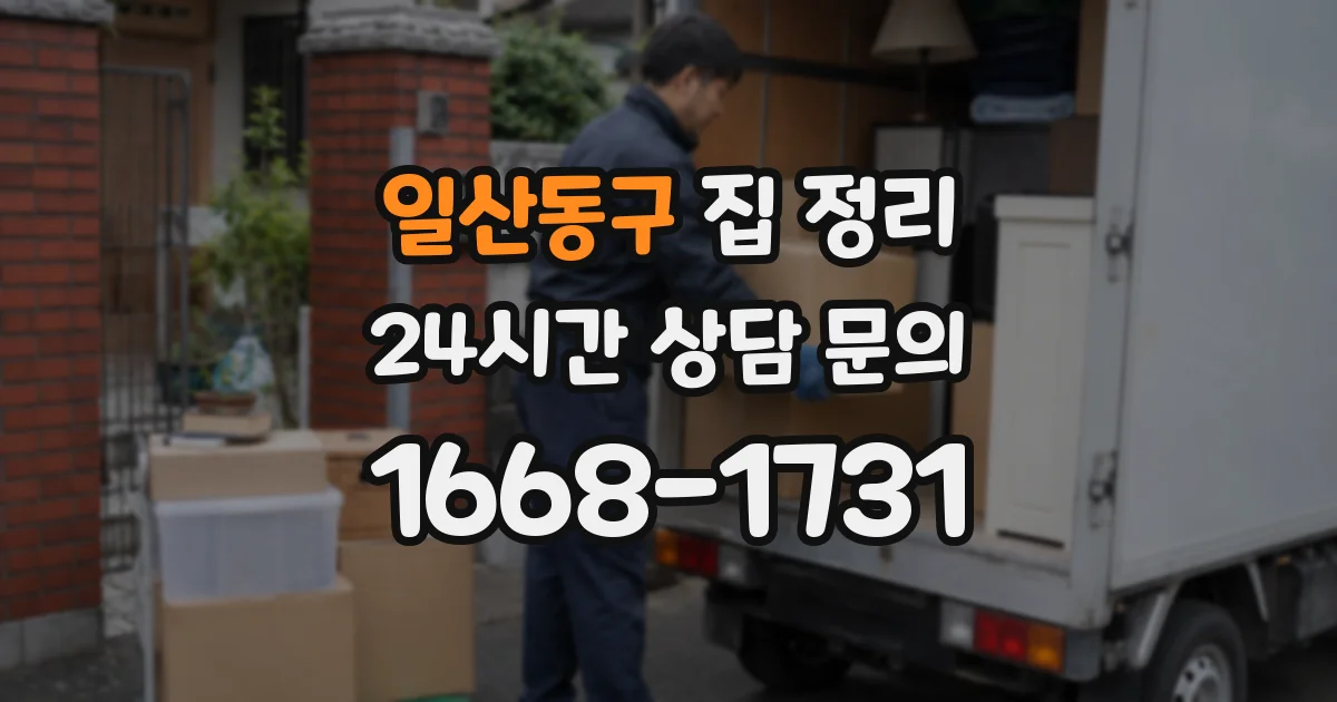 일산동구 집 정리