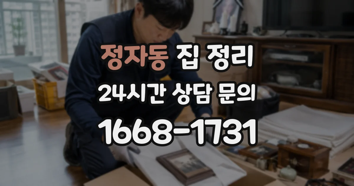 정자동 집 정리