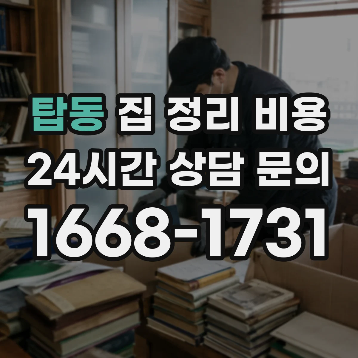 탑동 집 정리 비용