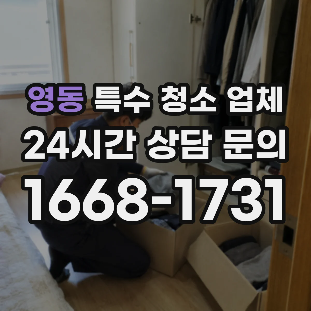 영동 특수 청소 업체