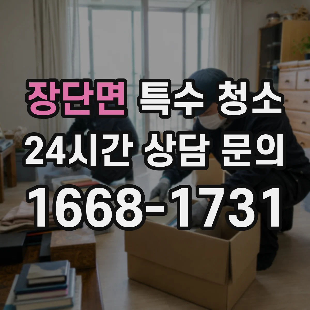 장단면 특수 청소